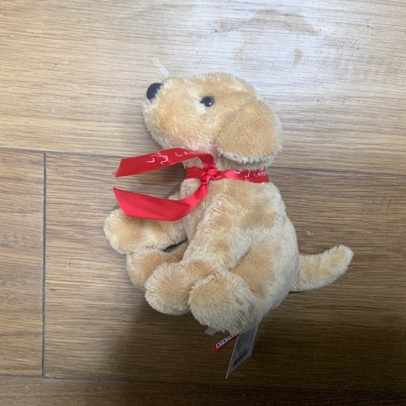 NWT Douglas Butter Yellow Lab w/ Red Ribbon - Picture 2 of 9